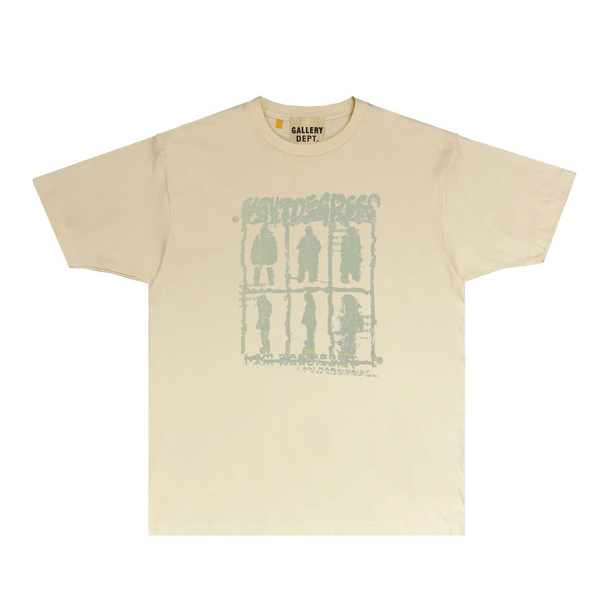 Gallery Dept T Shirt Retro Printed Loose Short-Sleeved Shirt