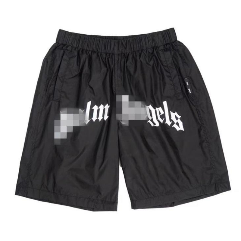 Palm Angle Shorts Palm Angels Letter Logo Casual Shorts Men's and Women's Sports Shorts