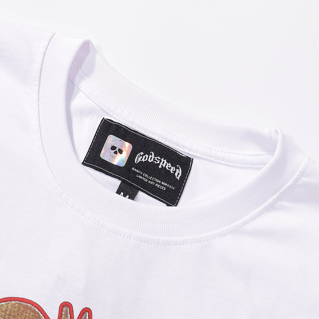 Godspeed T-shirts Racing Wins Scene Printed Cotton Casual Short Sleeves Men and Women
