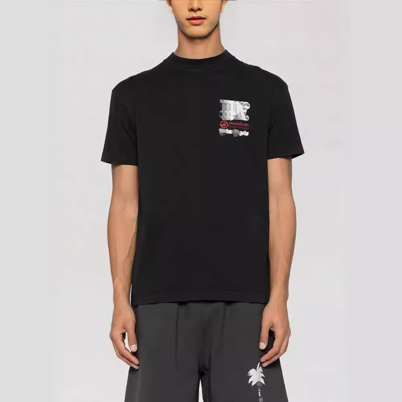 Palm Angels T-shirt singing joint alphabet short-sleeved T-shirt