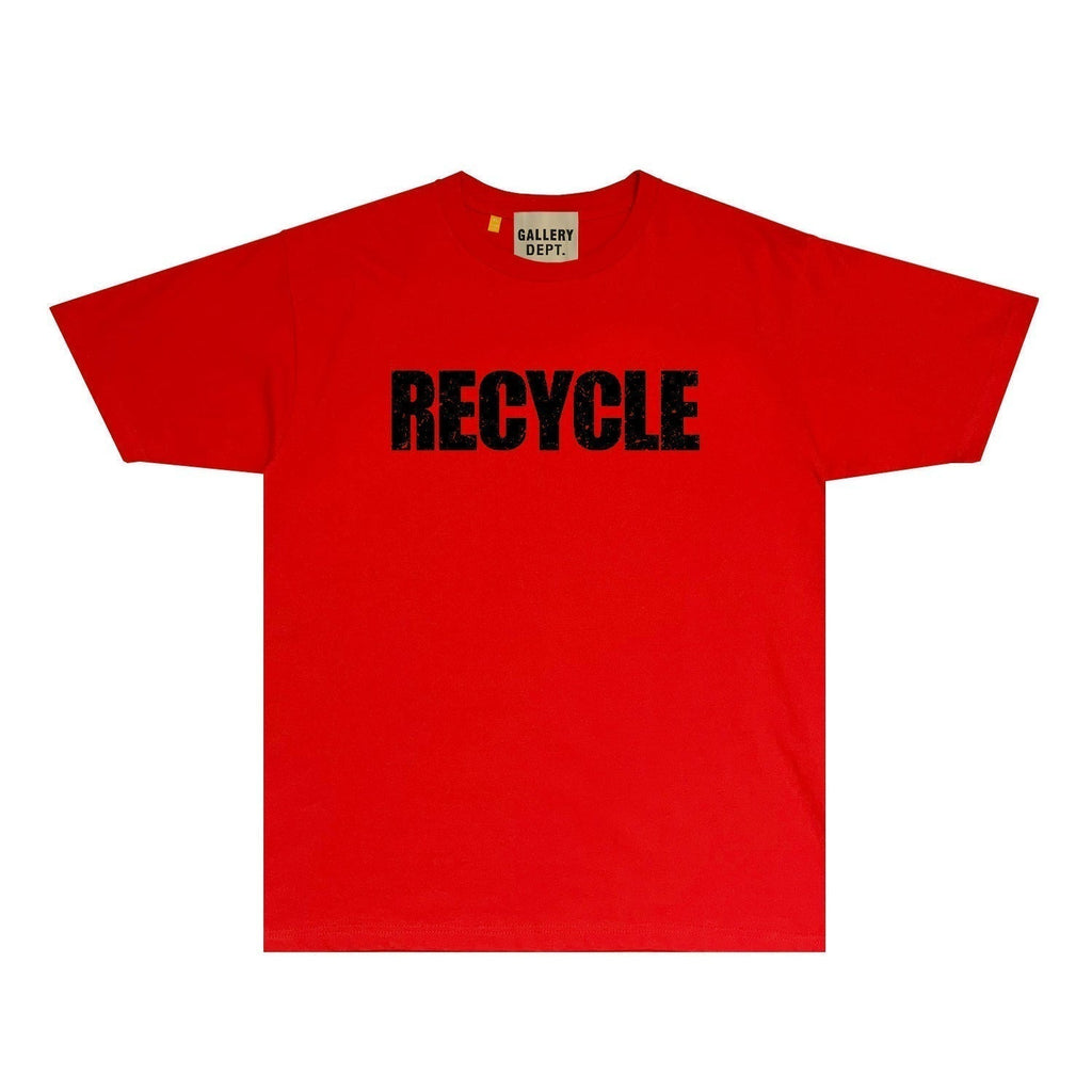 Gallery Dept T Shirt Retro Printed Loose Short-Sleeved Shirt (part2)