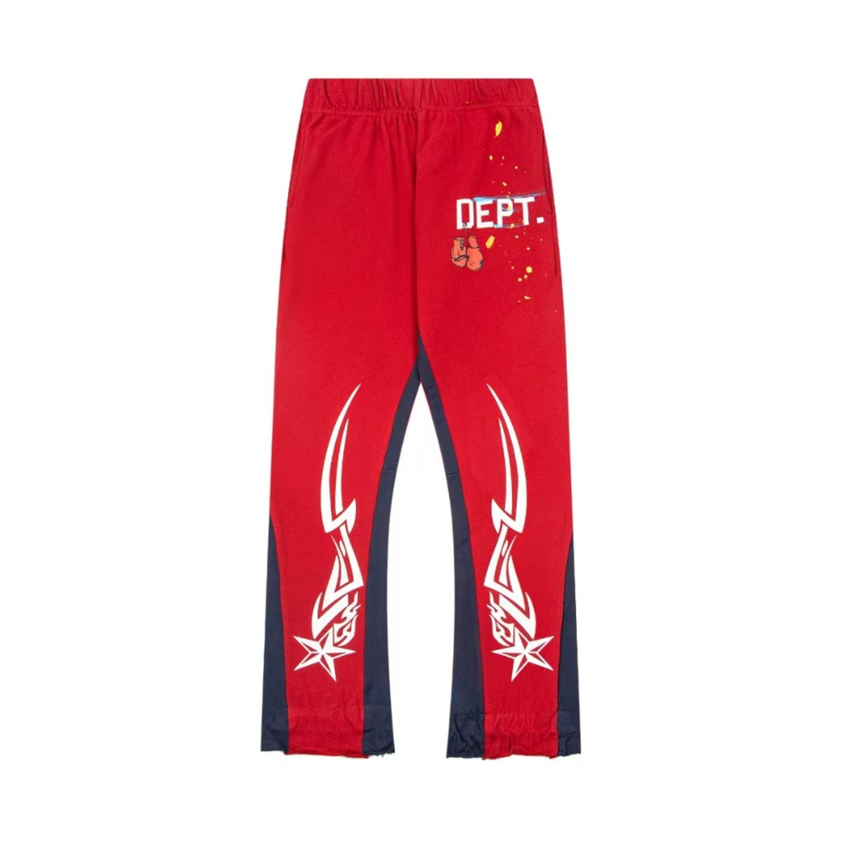 Gallery Dept Sweatpants T Hand-painted splashed ink letter splicing casual trousers