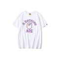 Bathing Ape T-Shirt Purple Ape Head Neon XINGX Lightning T-shirt