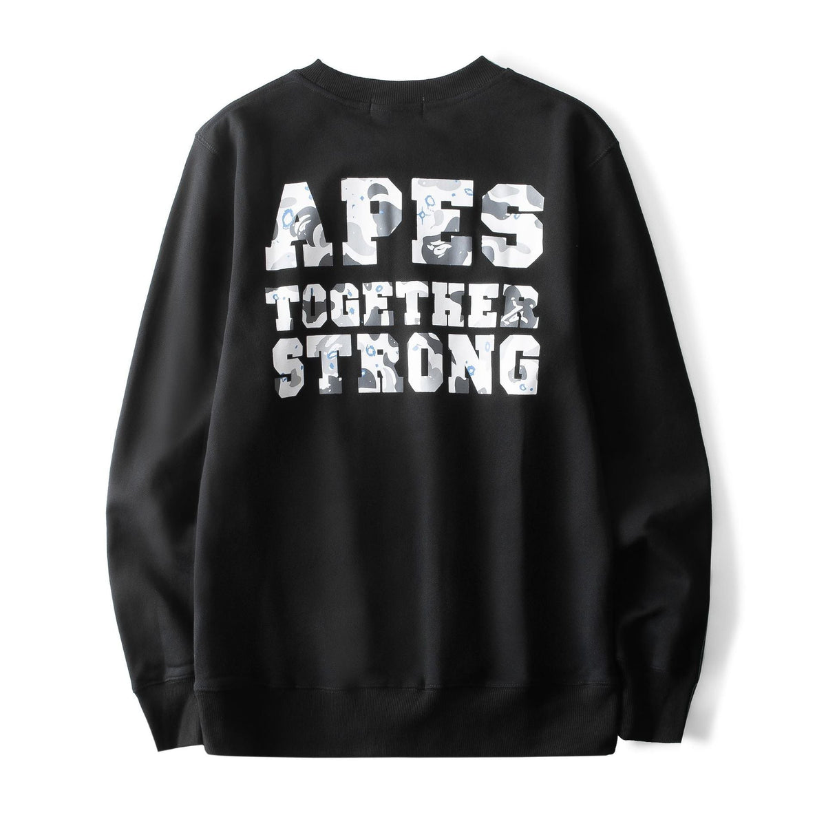 Bathing Ape Sweatshirts Generation Autumn and Winter Starry Sky Luminous Printed Long-Sleeved T-shirt