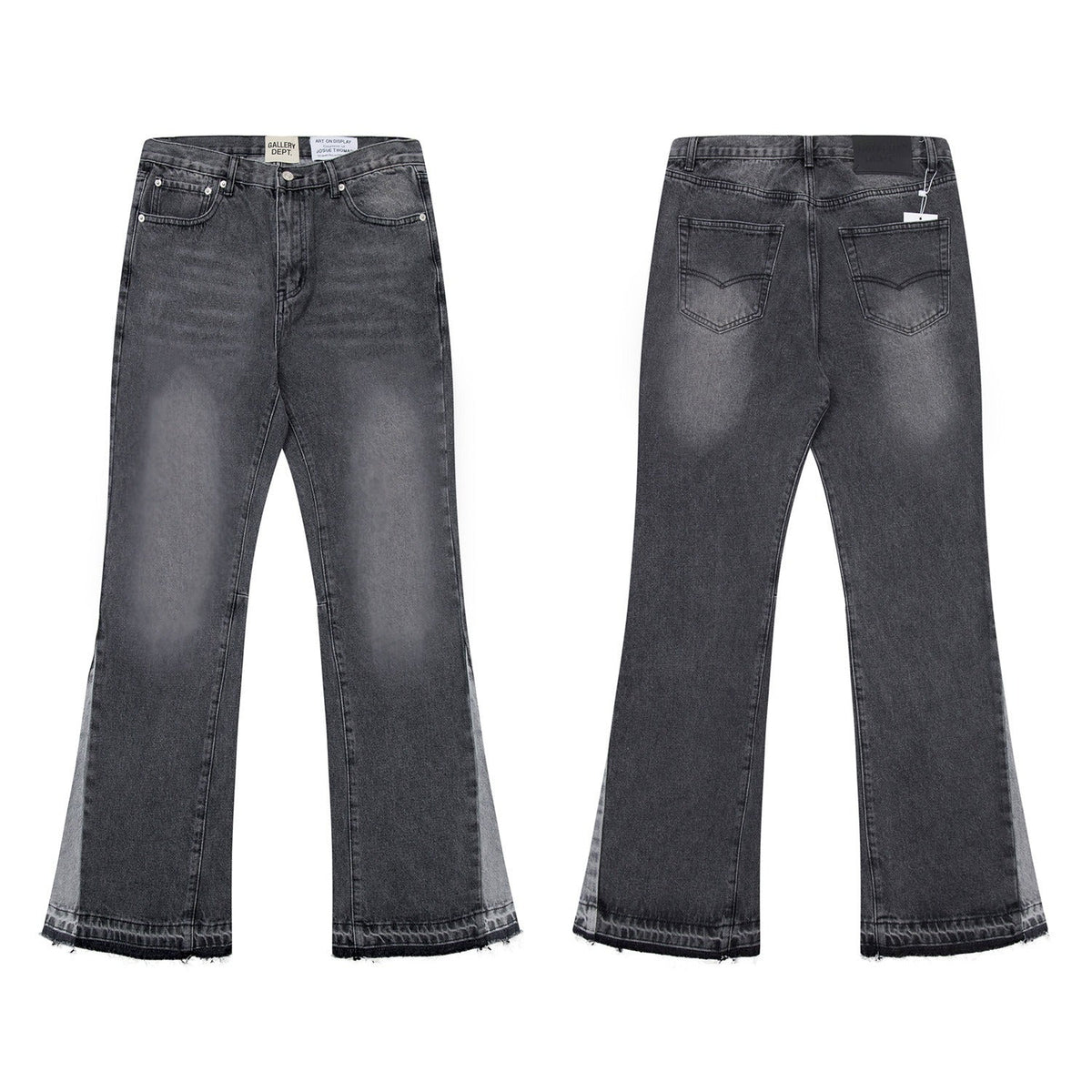 Gallery Dept Jeans Color-matching Flared Jeans Floor-mopping Straight Pants