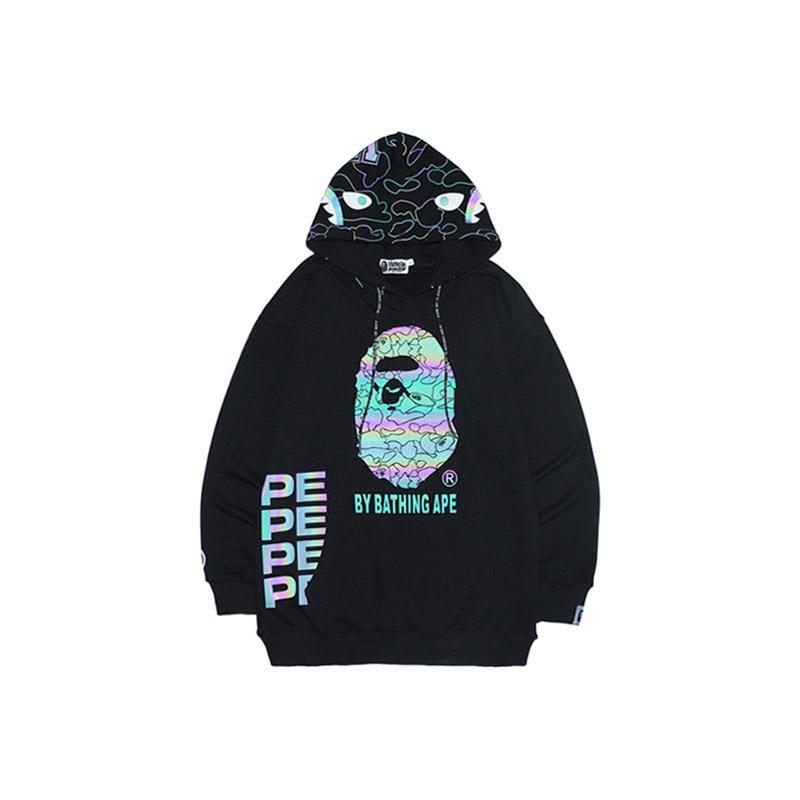 Bathing Ape Hoodie Reflective Sweater Teen Hooded Coat