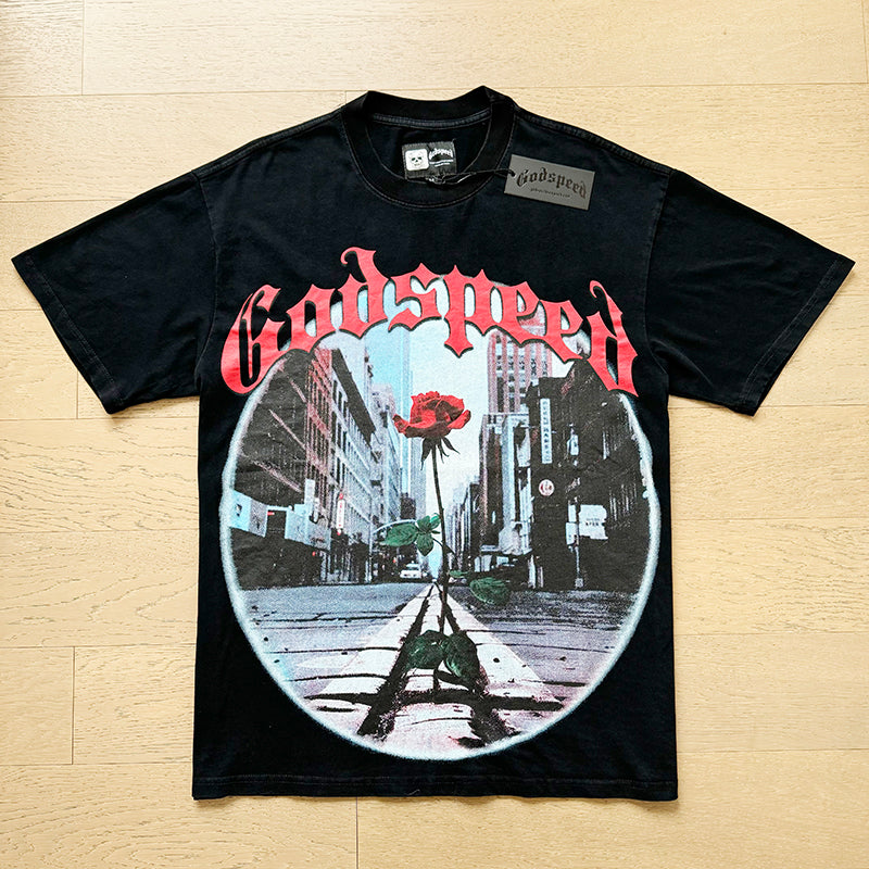 Godspeed T-shirts Retro Fantasy Pattern