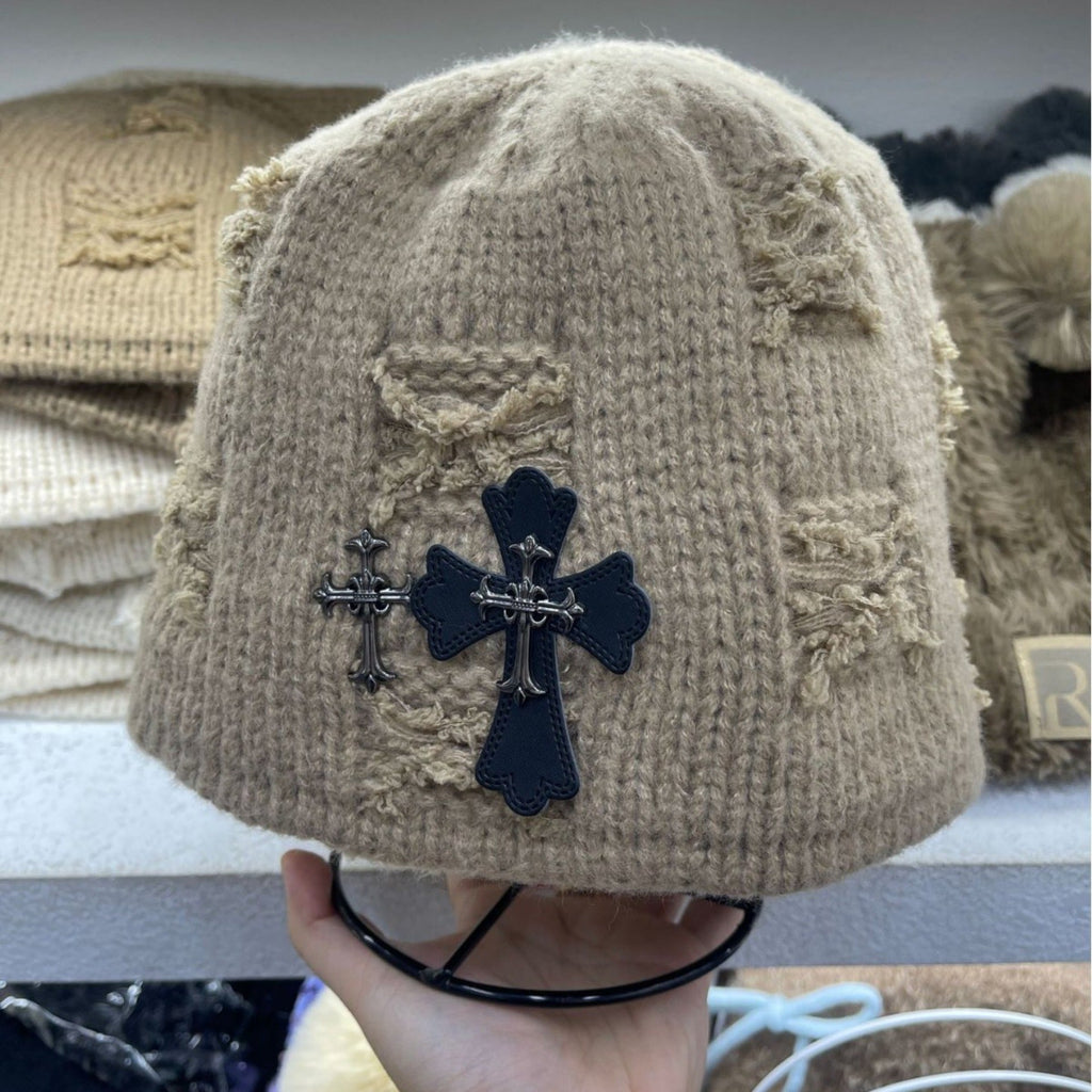 Chrome Heart Beanie Bucket Hat Winter