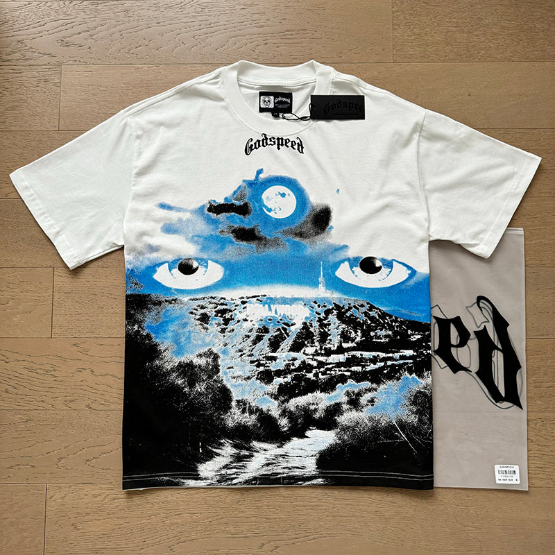 Godspeed T-shirts Retro Fantasy Pattern