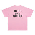 Gallery Dept T Shirts round Neck Short Sleeve T-shirt Pure Cotton