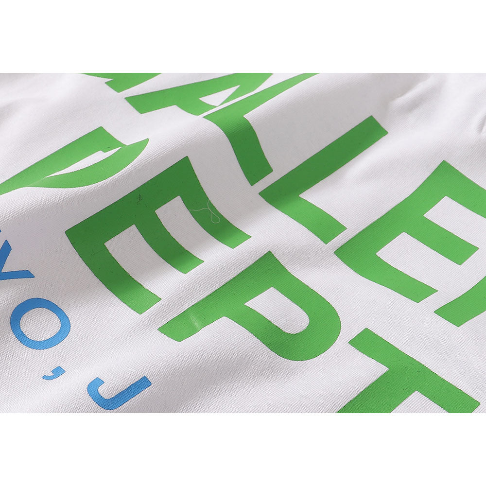 Gallery Dept T Shirts Letter Printed Double Yarn Cotton Short Sleeve Te