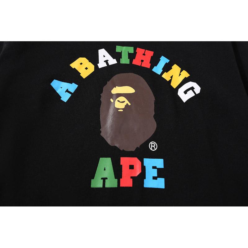 Bathing Ape Sweatshirts Autumn and Winter New Camouflage Color Printed Logo Male and Female Couples Wear Pullover