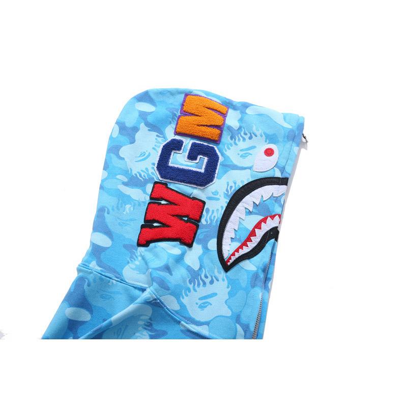 Bathing Ape Hoodie Casual Large Size Loose Sweater Jacket