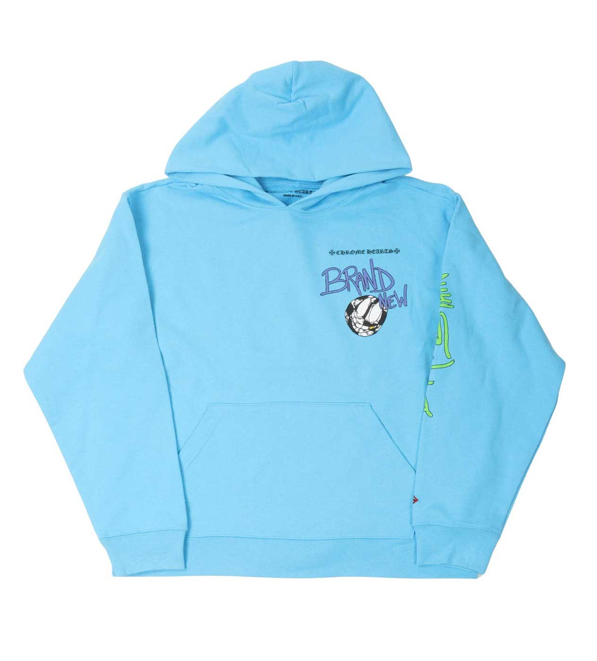 Chrome Hearts Matty Boy 'Brain New' Hoodie Blue