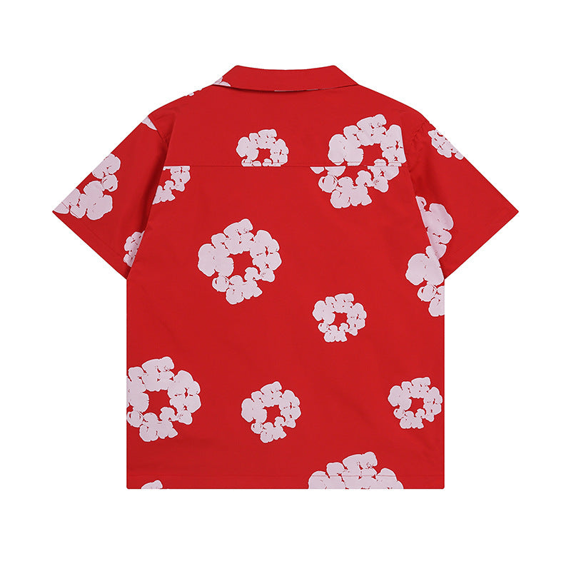 Denim Tears T-shirts Kapok Short-Sleeved Shirt Casual Shirt