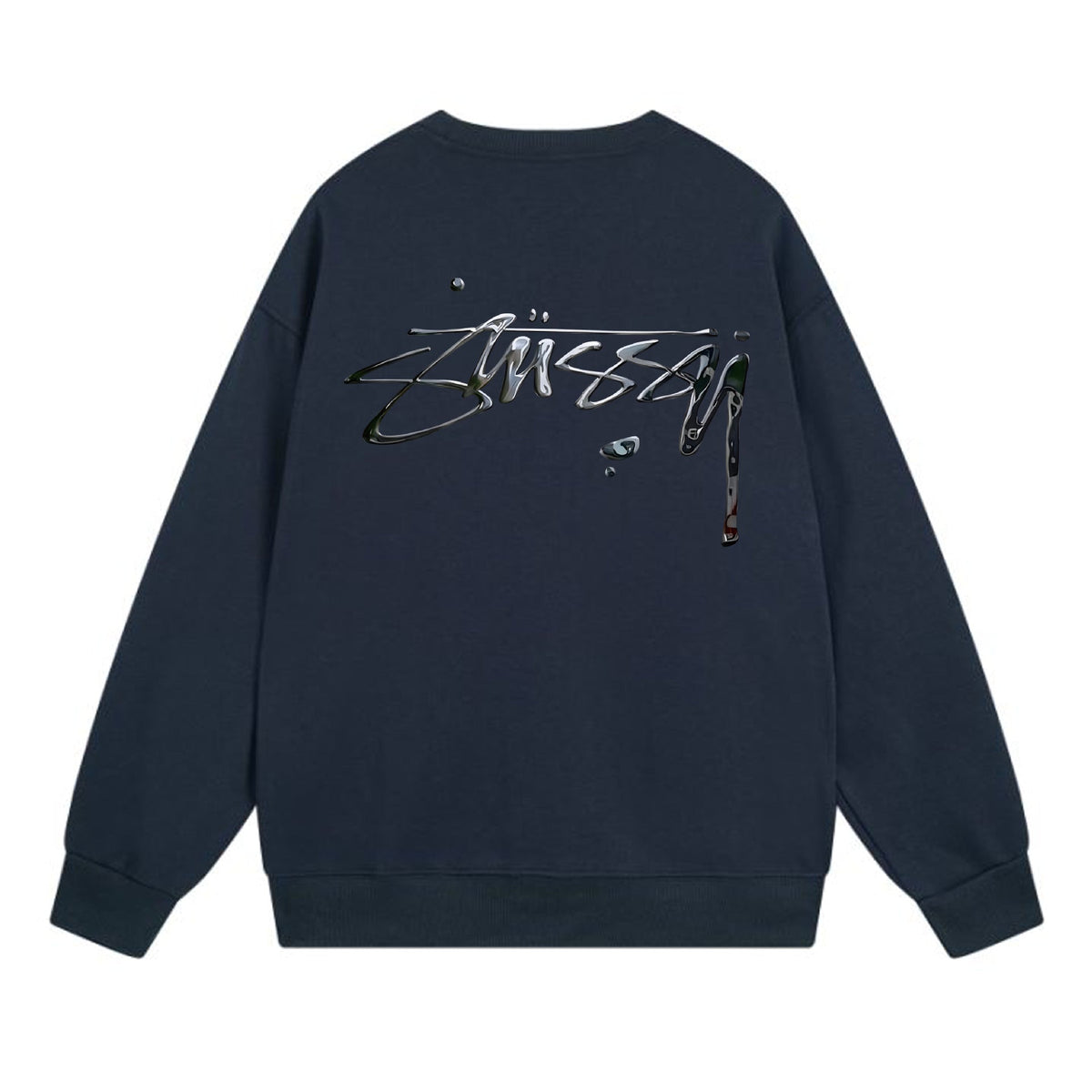 Stussy Sweatshirts Crew Neck Fleece Sweater