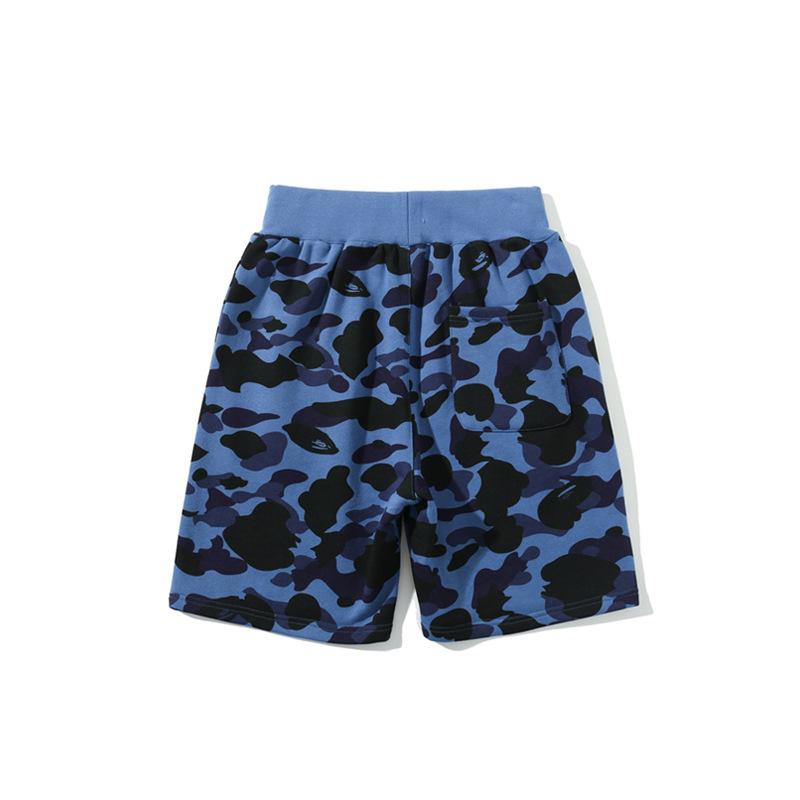 Bathing Ape Shorts Camouflage Shorts Men's and Women's Men's Beach Shorts Middle Pants