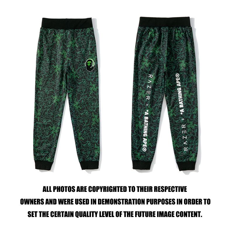 Bathing Ape Pant Spring and Autumn Casual Trousers Men's Street Sweatpants
