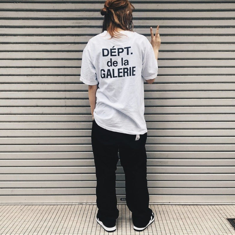 Gallery Dept T-Shirt Alphabet Slogan Short Sleeve T-Shirt