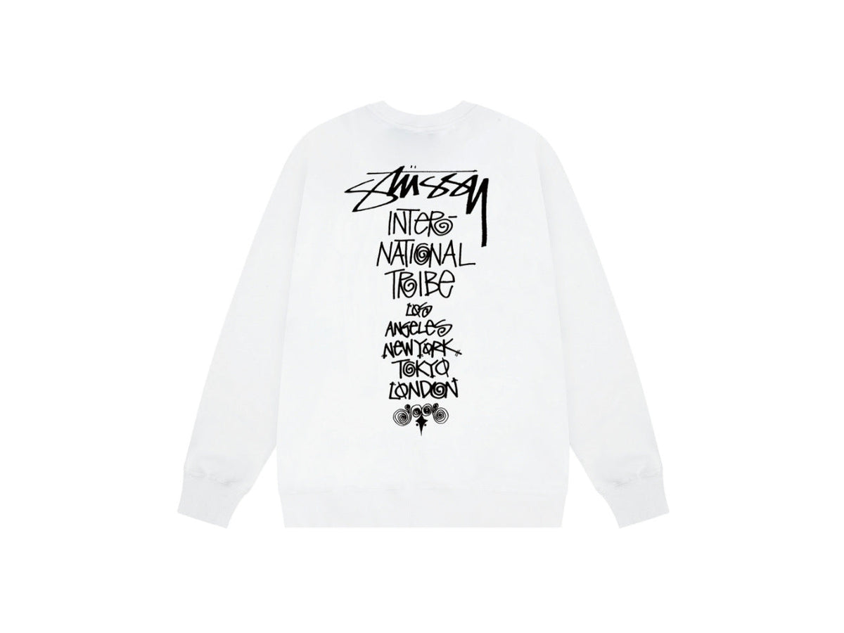 Stussy Sweatshirts Classic Print Fashion Sweater