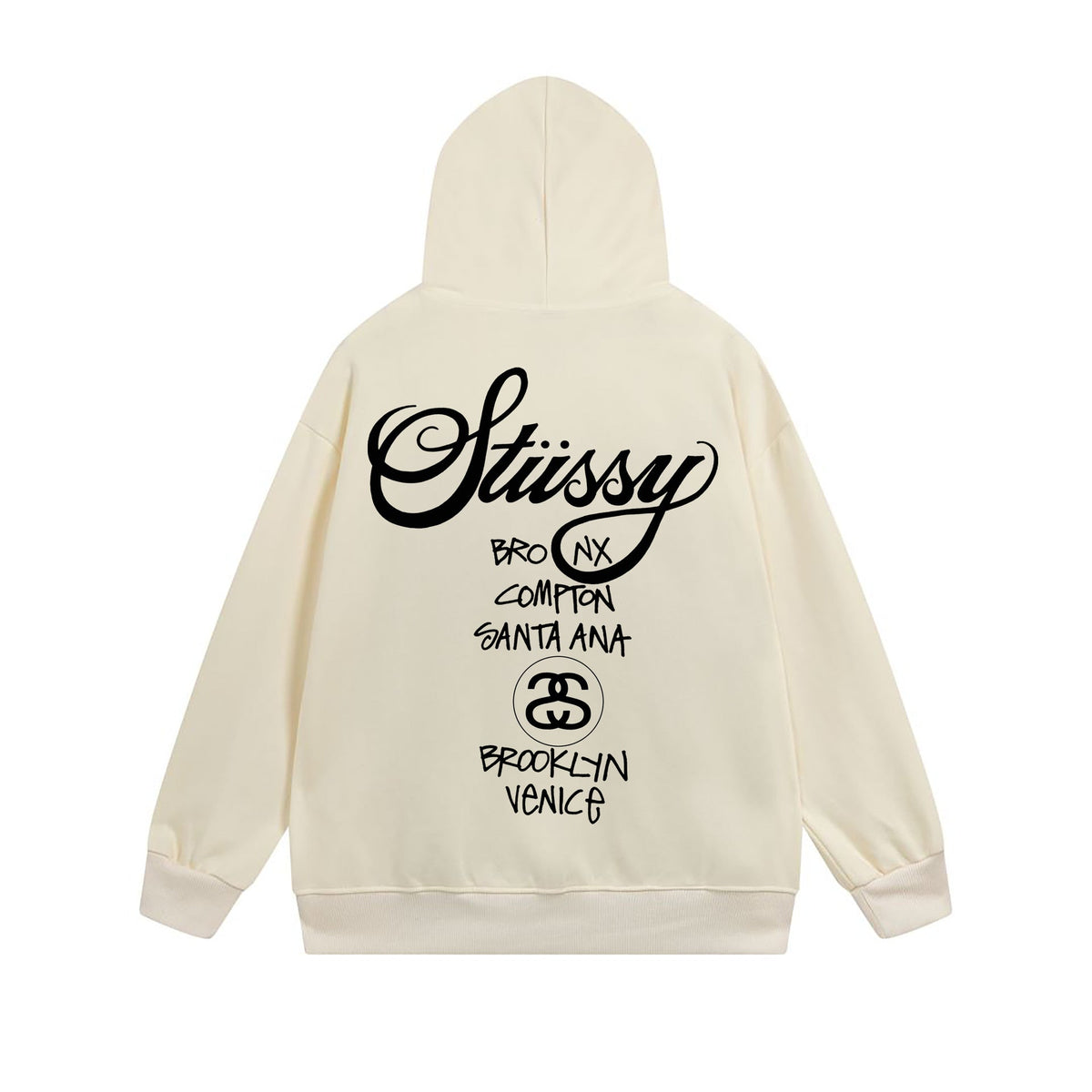 Stussy Hoodie Zip Cardigan Hooded Sweater