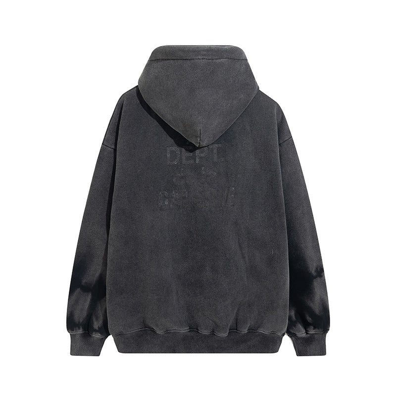 Gallery Dept Hoodie Hand Painted Graffiti Washed Hooded Sweater