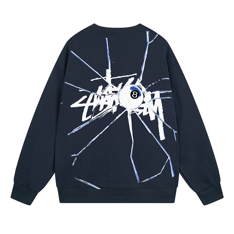 Stussy Sweatshirts Autumn/Winter Fleece Couple Sweatshirts