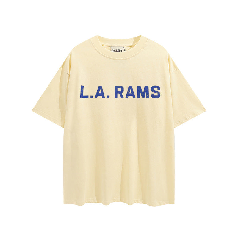 Gallery Dept T Shirts Vintage Wash Letter Printing