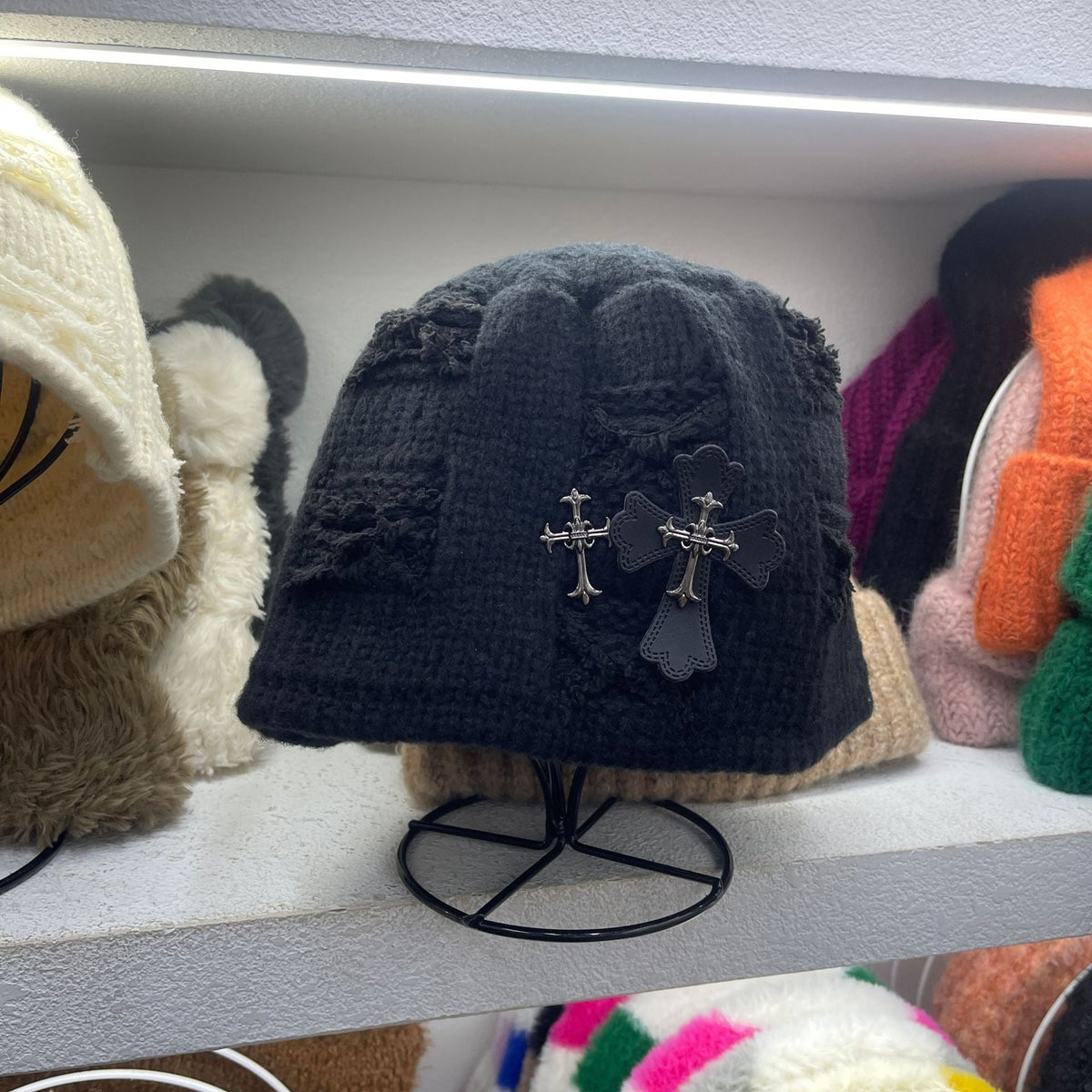 Chrome Heart Beanie Bucket Hat Winter