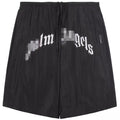 Palm Angle Shorts Palm Angels Large Letter Printed Loose Cropped Pants