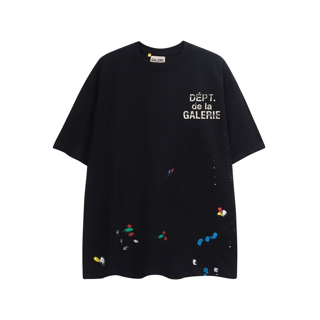 Gallery Dept T Shirts Spring and Summer Short Sleeve Loose Half Sleeve