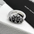 Chrome Heart Ring Crown Ring