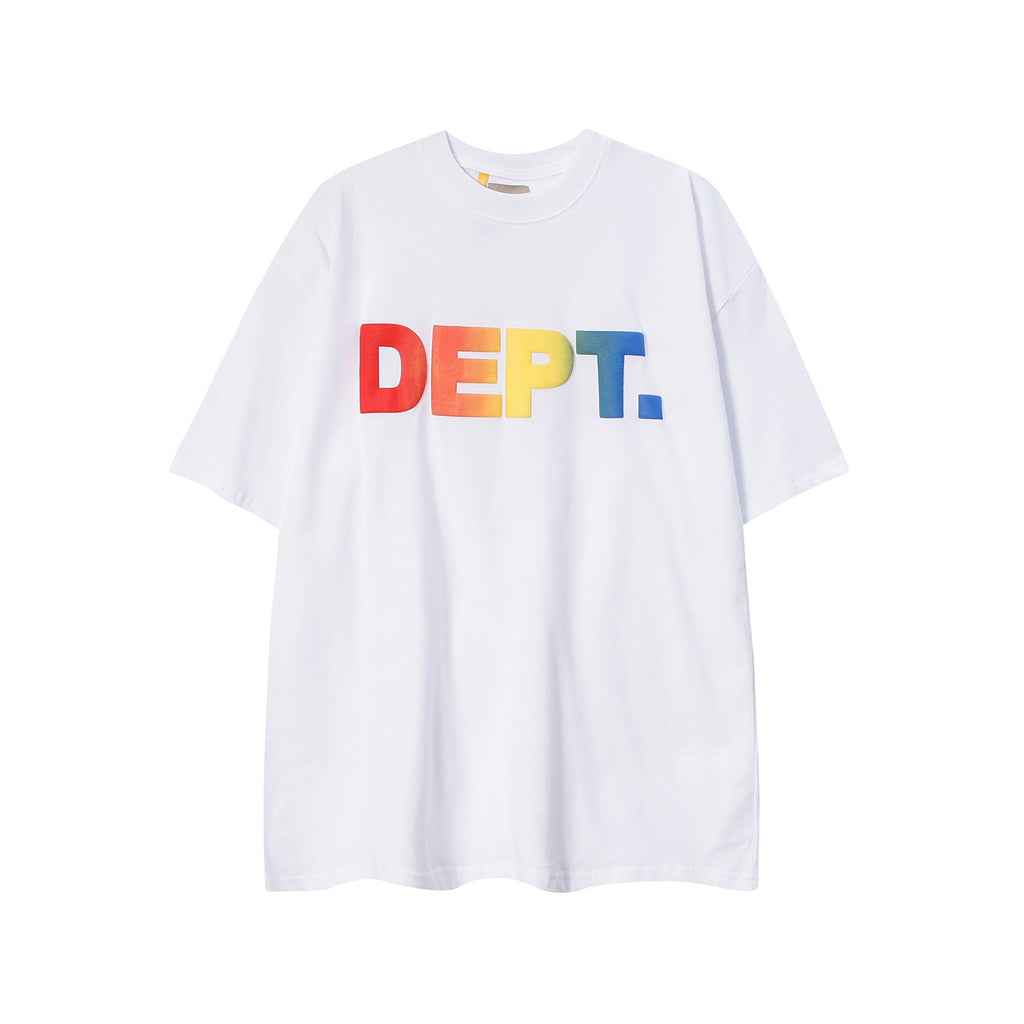 Gallery Dept T Shirts round Neck Short Sleeve T-shirt Pure Cotton
