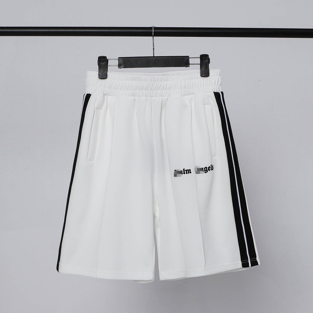 Palm Angle Shorts Palm Angels Couple Sports Casual Shorts Men's and Women's Straight Shorts