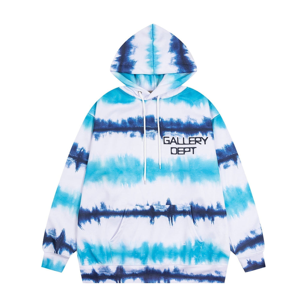 Gallery Dept Hoodie Loose Casual Hooded Striped Sweater