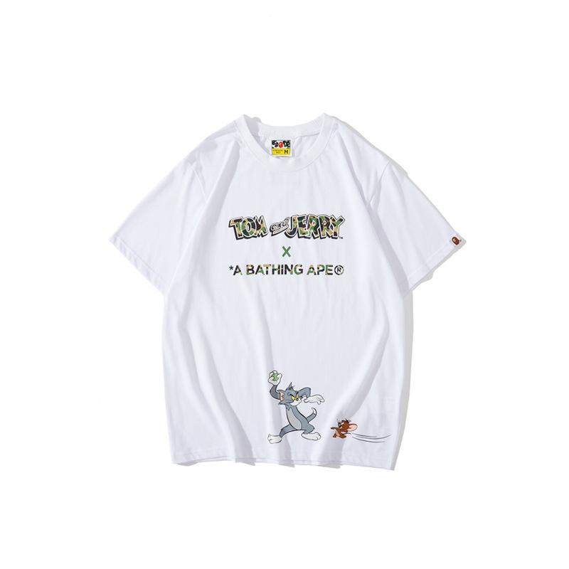 Bathing Ape T-Shirt Summer Street Tom and Jerry T-shirt Short Sleeve