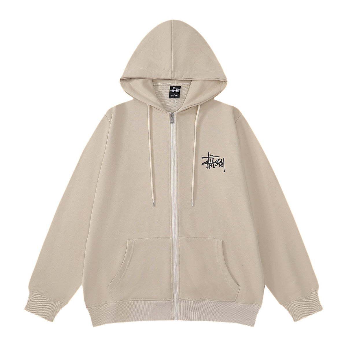 Stussy Hoodie Zip Cardigan Hooded Sweater