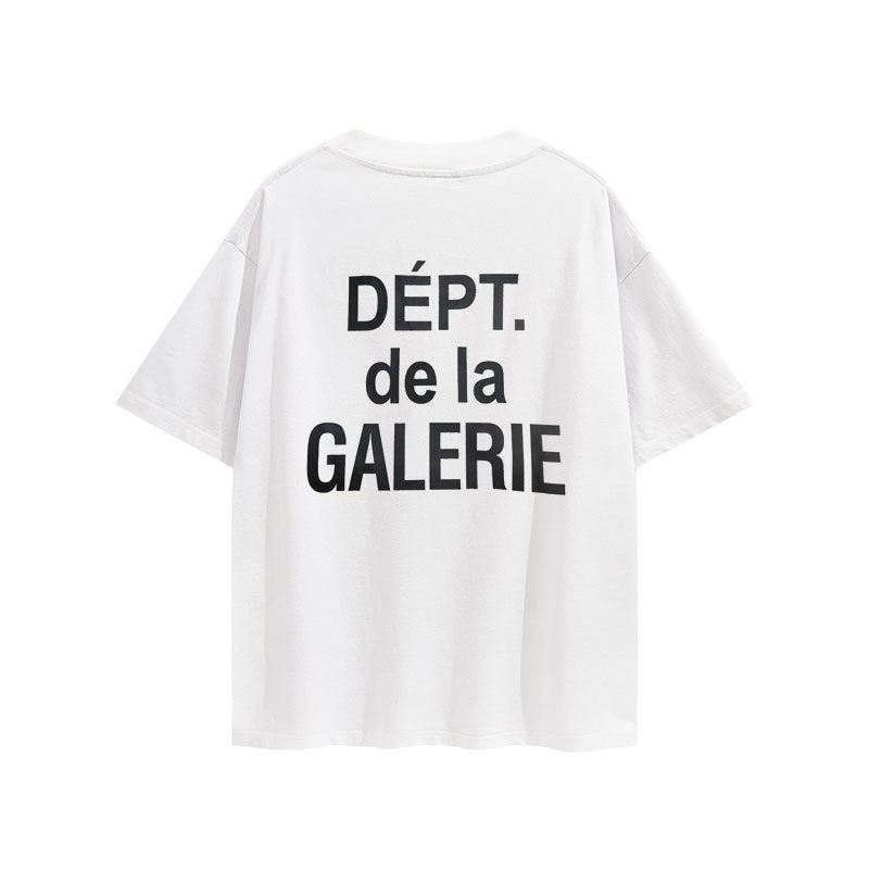 Gallery Dept T-shitrs Vintage Printed Summer plus Size Men and Women Short Sleeve