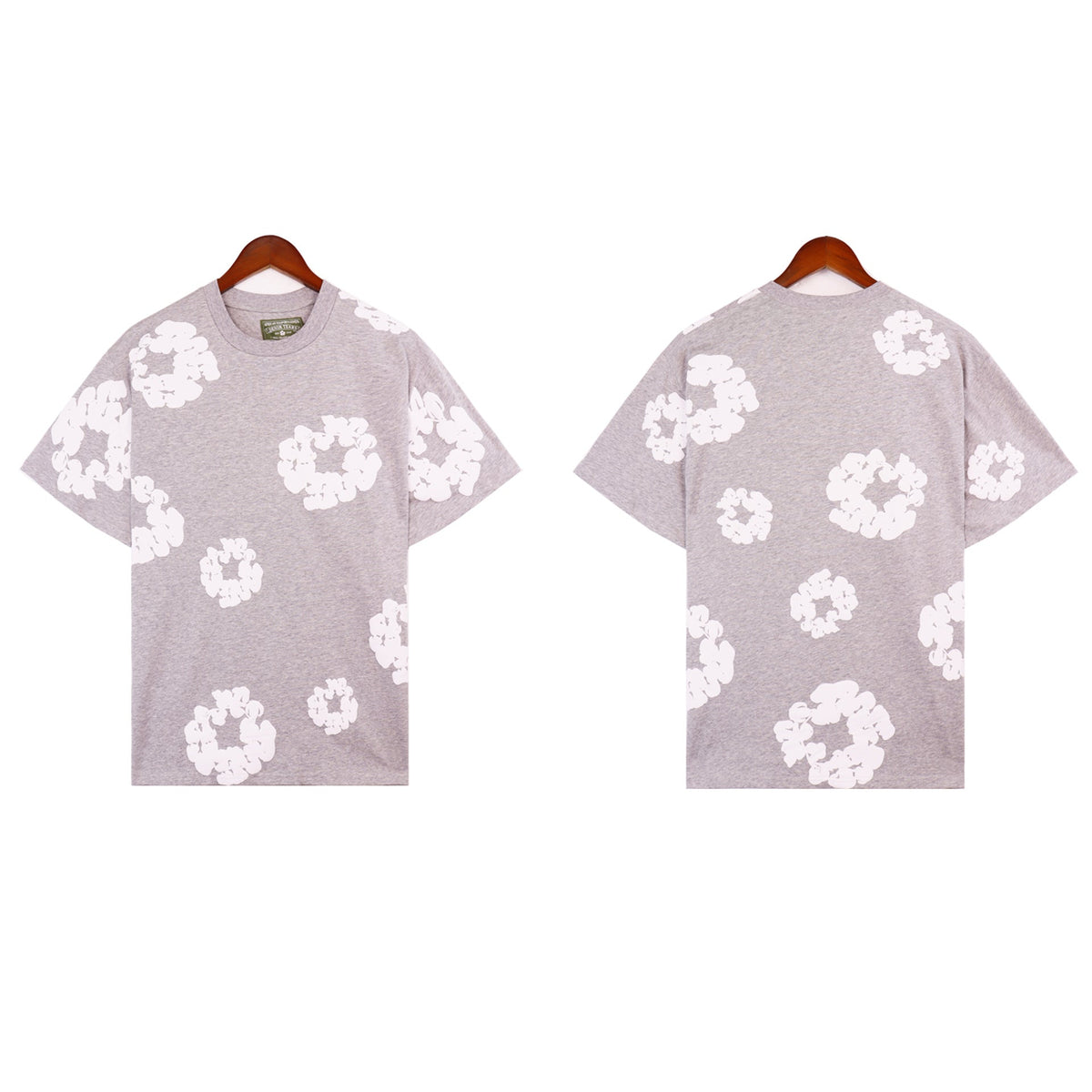 Denim Tears T-shirts Kapok Puff Print Short Sleeve T-shirt