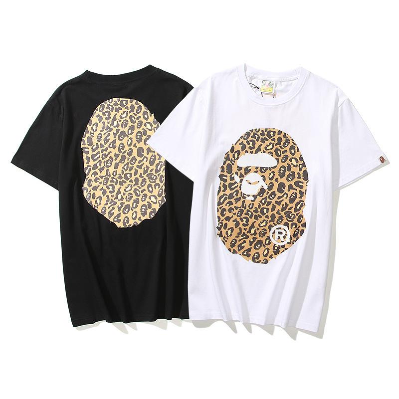 Bathing Ape T-Shirt Summer Leopard Print Short Sleeve T-shirt