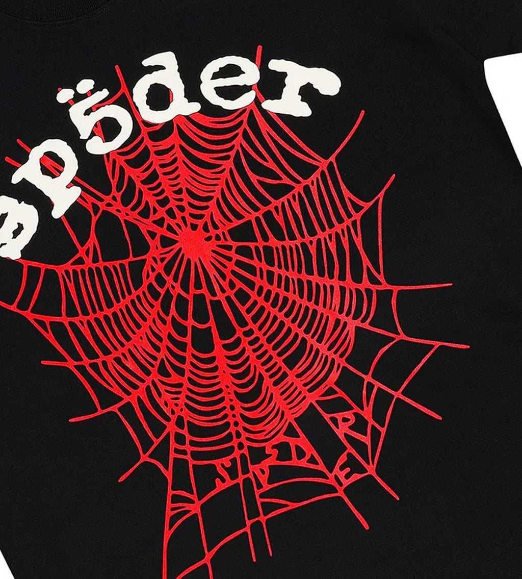 Sp5der OG Logo V2 HW Tee Black