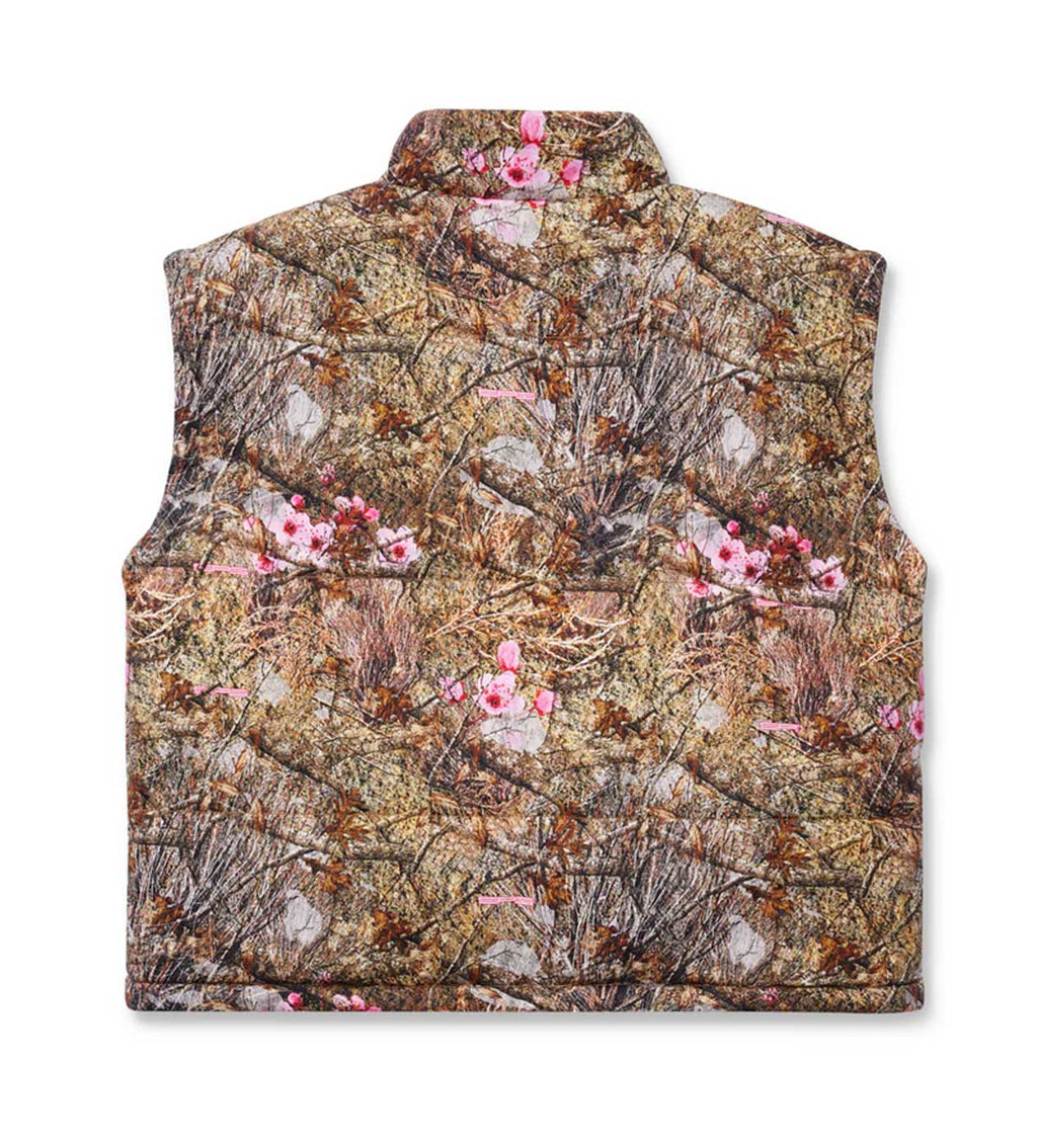 Sp5der Real Tree Puffer Vest Camo Pink