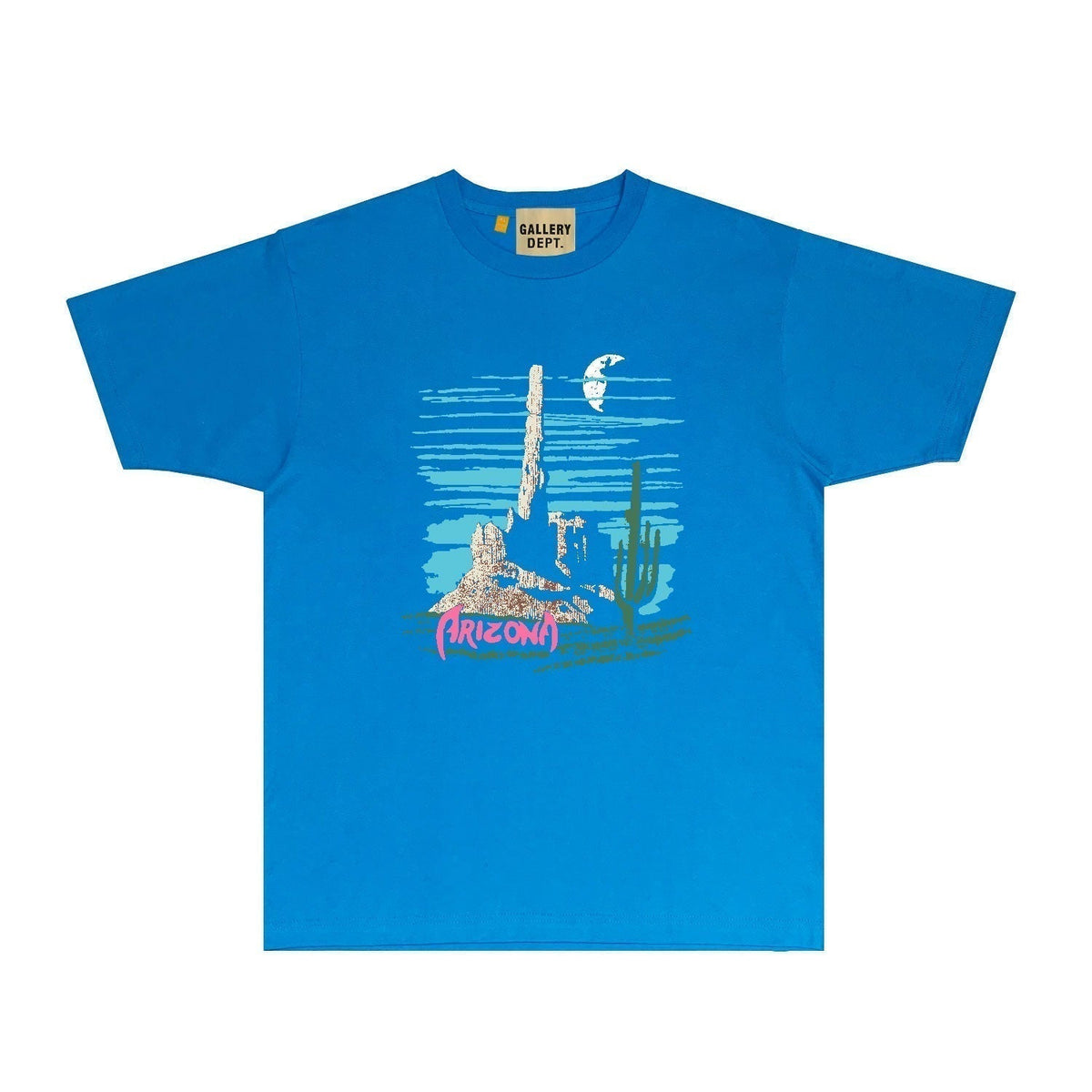 Gallery Dept T Shirt Retro Printed Loose Short-Sleeved Shirt