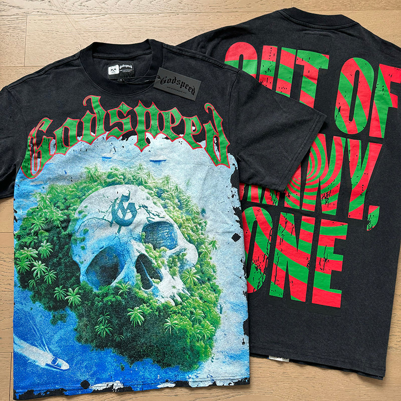 Godspeed T-shirts Retro Fantasy Pattern