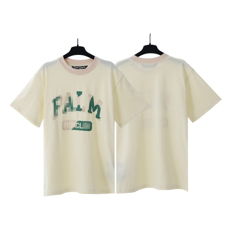 Palm Angels T-shirt Camouflage Letter Short Sleeve T-shirt